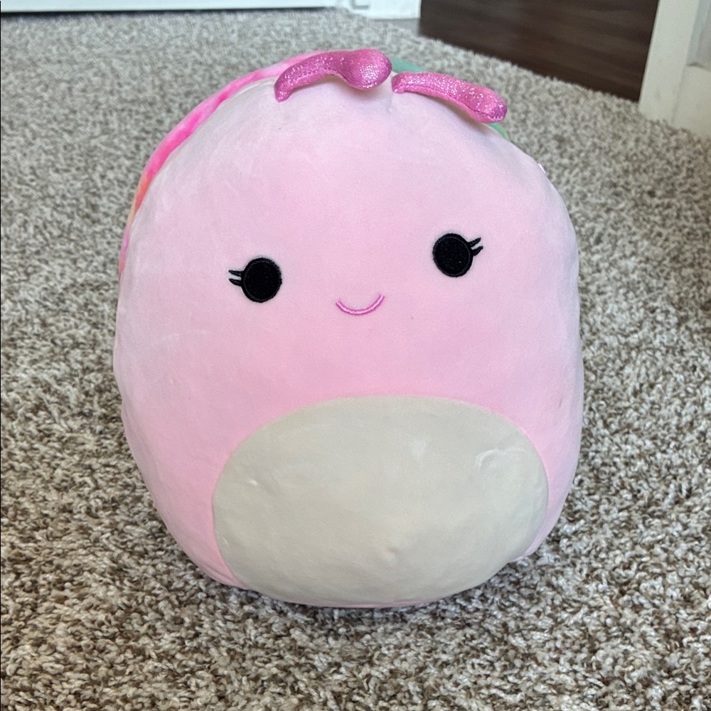 Squishmallows Pink and Cream Plush